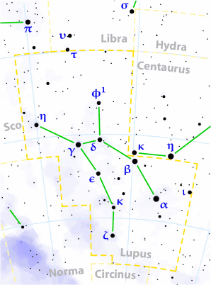Lupus constellation