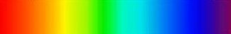 spectrum of visible light