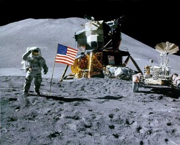 Apollo 15 Lunar Module on the Moon