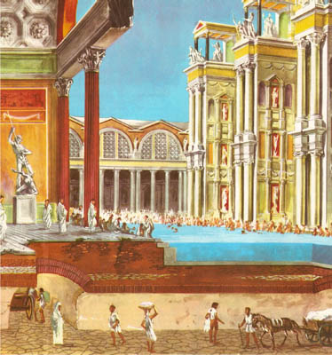 Baths Of Caracalla. in the Baths of Caracalla