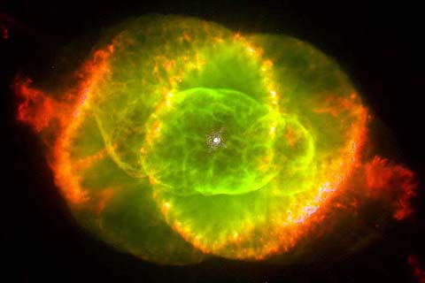 Cat's Eye Nebula, 1994 Hubble image