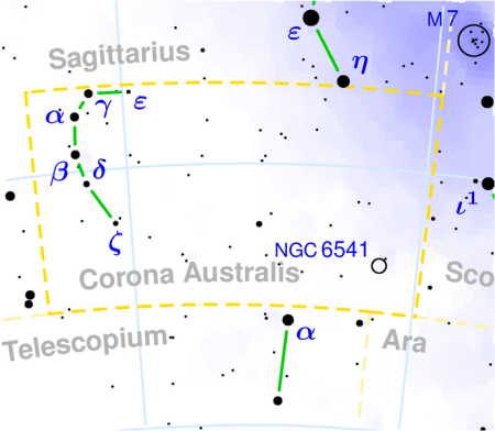 Corona Australis constellation
