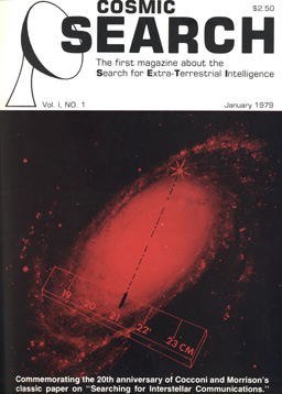 cover of first issue of Cosmic Search