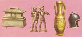 Etruscan tomb objects