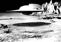 Spacecraft landing on Altair IV