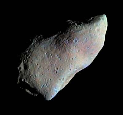 Asteroid Gaspra taken by the NEAR-Shoemaker probe as it flew by
