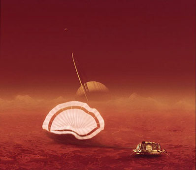 Huygens on Titan