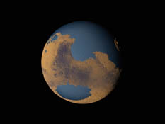 hypothetical ocean on Mars