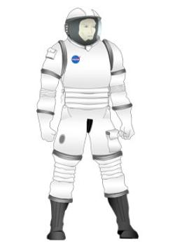 future spacesuit for use on Orion spacecraft