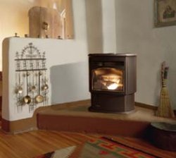Quadra-Fire Santa Fe wood/corn burning stove