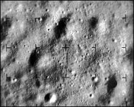 Image returned by Ranger 9 about three seconds before impact