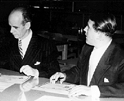 Ernest Stuhlinger and Wernher von Braun