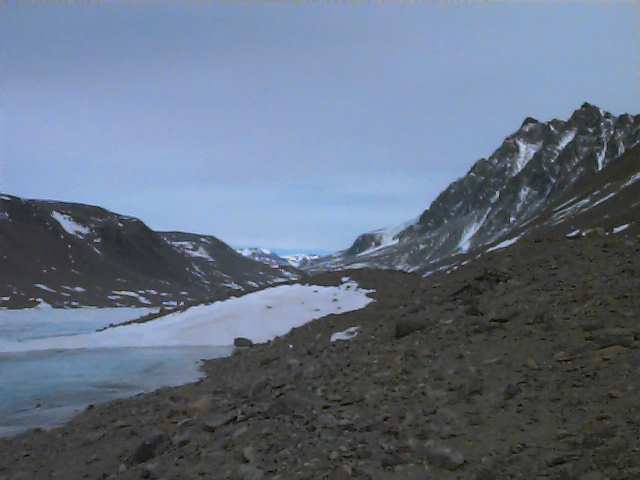 Taylor Valley, facing Suess Glacier