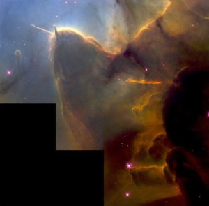 stellar jets in the Trifid Nebula