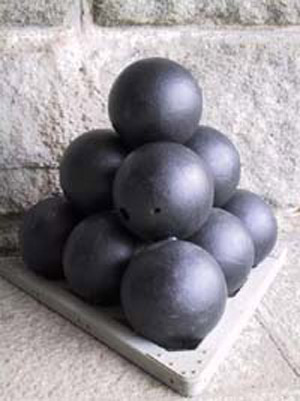 tetrahedral pile of cannonballs