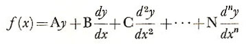 nth-order differential equation