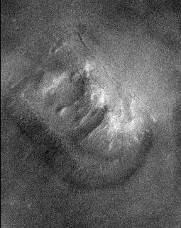 Mars 'face' from Mars Global Survyeor