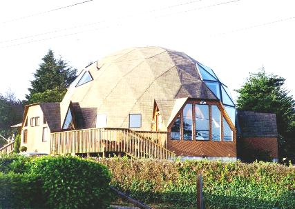 cardboard geodesic dome
