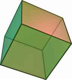 regular hexahedron (cube)