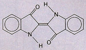 molecule of indigo