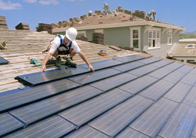 installing solar roof panels