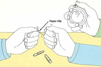 paper clip test