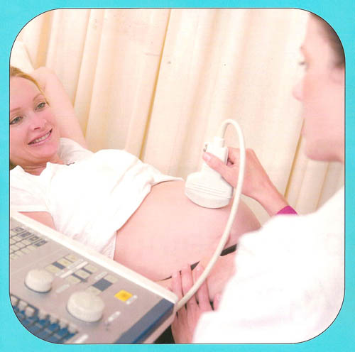 pregnant woman having an ultrasound