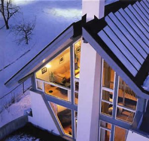 solar heated house