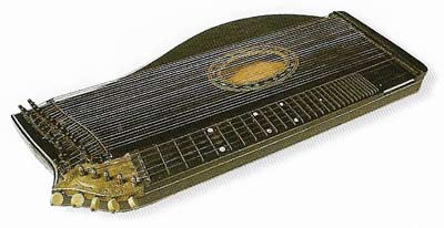 The harp zither is used by Austrian folk musicians.