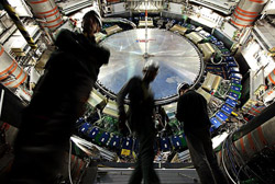 Scientists at the Large Hadron Collider