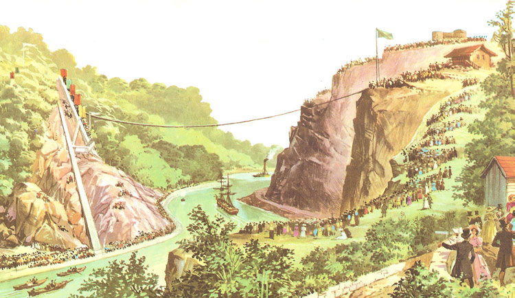 construction of the Clifton Suspension Bridge
