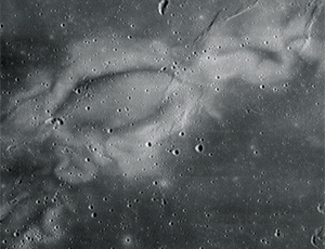 light-colored regions on the Moon