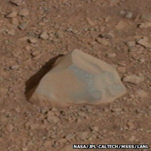 First target for Curiosity's laser: 
            a rock