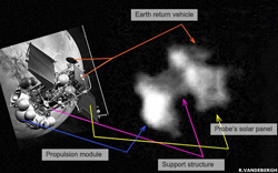 Phobos-Grunt imaged from the ground