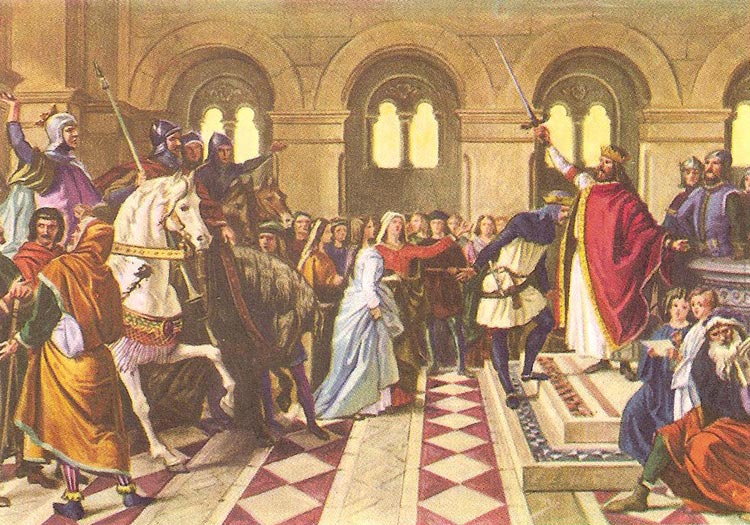 Sir Tristam becomes a knight of the Round Table