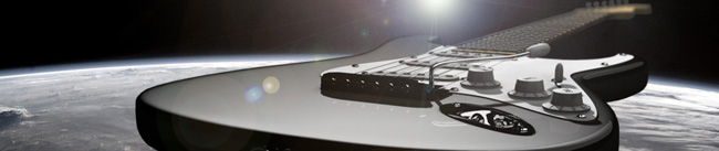 guitar in space