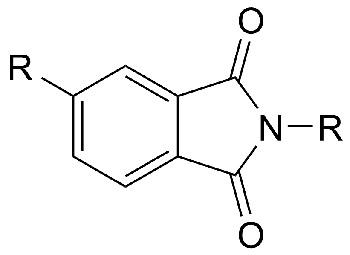 General structure of an organic imide