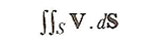 surface integral in vector notation