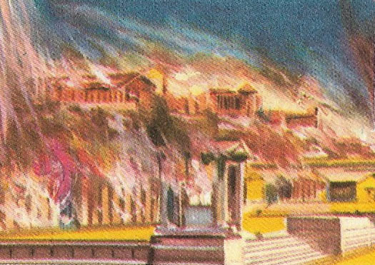 Athens burnt by the soldiers of Sulla