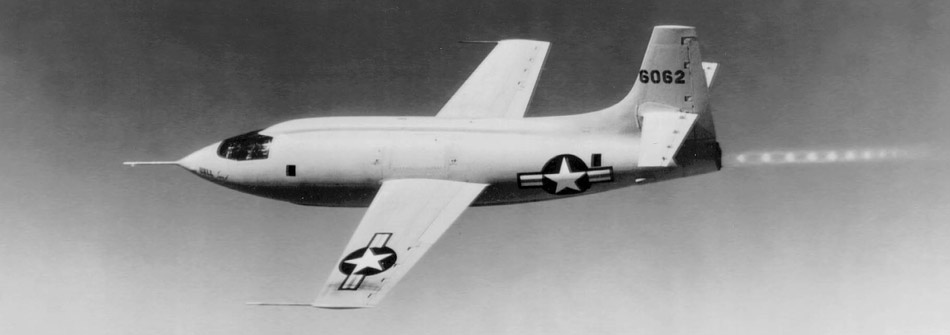 The Bell X-1 in flight