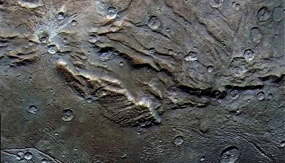 Details on Charon's surface
