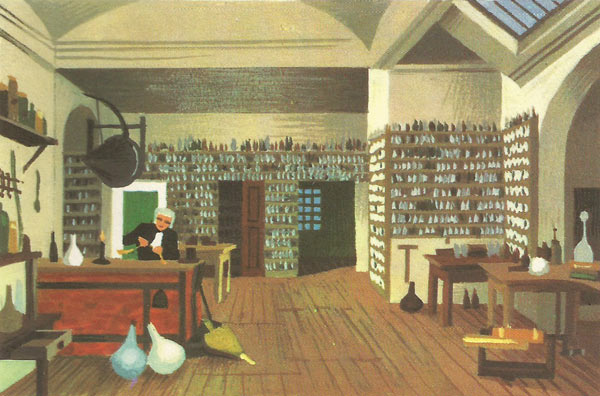Michael Faraday's laboratory