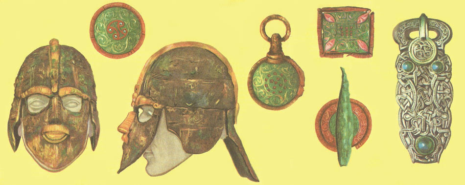 Some of the most important finds from Sutton Hoo
