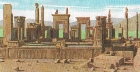 The palace of Darius at Persepolis