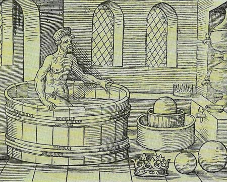 Archimedesin his bath