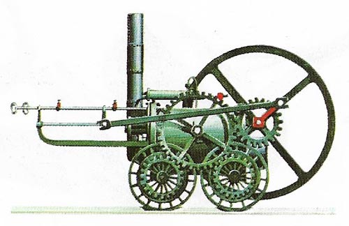 The first commercial locomotive was built by Richard Trevithick in 1804 for the Pen-y-Darran ironworks in South Wales.