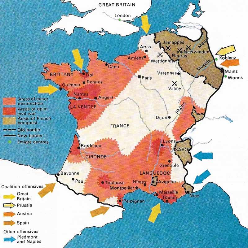 Europe at the time of the French Revolution