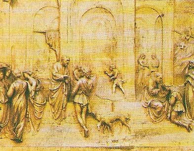 Solomon and Sheba by Lorenzo Ghiberti
