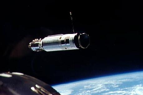 Agena Target Vehicle seen from Apollo 8