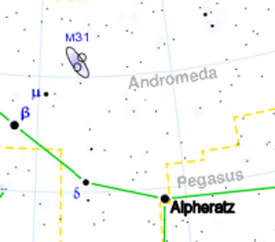 location of Alpheratz